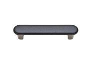 Drawer Pull 3 Center to Center Covered Muted Nickel Black Finish Set of 10