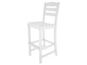 Eco friendly Bar Stool in White
