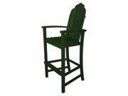 Classic Adirondack Barstool in Green