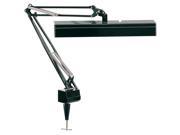 Lite Source Clamp On Fluorescent Swing Arm Lamp Black LSF 150BLK