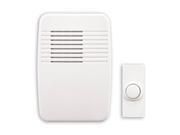 Wireless Plug In Door Chime Kit in White