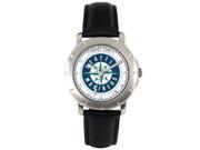 Seattle Mariners Leather Band Players Watch