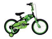 16 Inch Boy s Green Black Bicycle