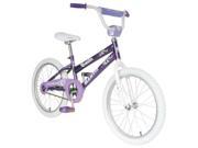 Mantis Girls 20 Inch Purple Ornata Bicycle w White Tires