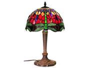 Dragonfly Table Lamp with Bronze Base