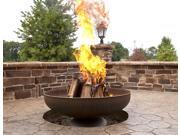 Ohio Flame 48in. Diameter Fire Pit in Natural Steel Finish