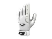 Pro Baseball Gloves White Youth Large