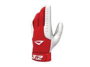 Pro Baseball Gloves Red and White Large