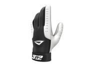 Pro Baseball Gloves Black and White Large
