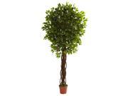 90 in. UV Resistant Ficus Tree