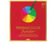 Non Toxic Blendable Colored Art Pencil Set Set of 48 Sanford Prismacolor Scholar