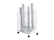 Tiered Wire Roll File w 24 Compartments