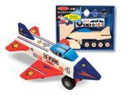 Wooden Jet Plane Paint and Decorate Kit
