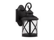 Milania Adora Transitional 1 Light Rubbed Bronze Outdoor Wall Sconce