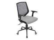 Network Office Chair Black with Silver