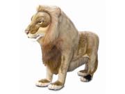 Ride On Life Size Walking Male Lion Plush Stuffed Animal