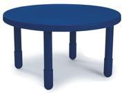 Round Table in Royal Blue 22 in. Height