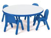 5 Pc Dining Set in Royal Blue