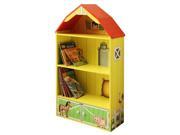 Teamson Kids Wooden Barn Bookshelf Happy Farm Room Collection