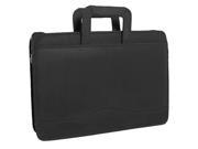 Single Gusset Drop Handle Leather Portfolio Cafe