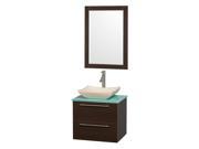 24 in. Vanity with Marble Sink