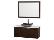 21.75 in. Contemporary Wall Mounted Vanity Set