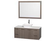 21.75 in. Contemporary Wall Mounted Vanity with Mirror
