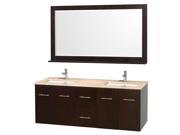 Wall Mounted Vanity with Mirror