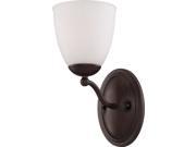 One Light Vanity Fixture Prairie Bronze Finish