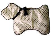 Dog Shaped Padded Sleeping Mat w Attached Play Bone