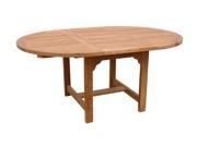 Bahama 67 in. Oval Extension Table Unfinished
