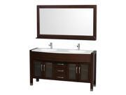 60 in. Double Sink Bathroom Vanity Set