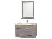 36 in. Vanity Set with Square Sink