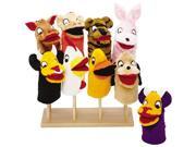 Hand Puppet Stand In Solid Wood