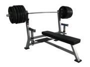 Olympic Bench w Spotter Stand in Diamond Steel Plate