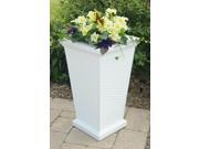 Tall Planter in White
