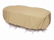 92 In. Oval and Rectangle Table Set Cover