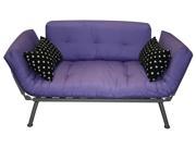 Mali Sofa Cushion In Purple Black Polka Dot Finish by American Furniture Alliance