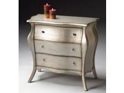 Butler Bombe Chest Brushed Pewter Finish