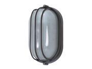 Outdoor 1 Light 10 in. Oval Cage Bulk Head