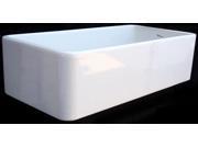 36 in. Duet Reversible Fireclay Farmhouse Kitchen Sink White