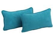 20 in. Back Support Pillows Set of 2 Mojito Lime