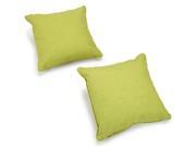 Outdoor Throw Pillows Set of 2 Lime