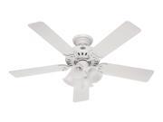 Studio Series 52 in. Ceiling Fan in White