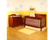 Athena Alice Solid Wood 3 in 1 Crib Athena Grace I 3 Drawer Table Set