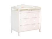 Athena Grace I Drawer Base Changing Table in White