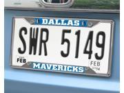 Fanmats NBA Dallas Mavericks License Plate Frame 6.25 x12.25