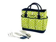 Green Gardening Tote with Tools