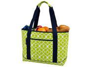 Large Insulated Cooler Bag in Trellis Green
