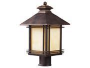 Elk Lighting 1 Light Outdoor Post Light in Hazelnut Bronze 42104 1 LED